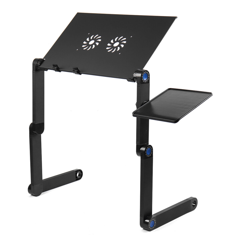 Folding Laptop Table Stand Lap Desk Table Tray Laptop Cooling Stand Riser Portable Computer Table Holder With Mouse Holder For Bed Couch 191466116210