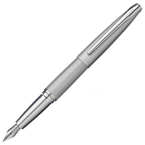 Cross Cross Cross ATX Sandblast Fountain Pen (Titanium Grey)