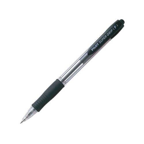 Pilot Pilot BPGP Super Grip Retractable Fine Pen 12pcs