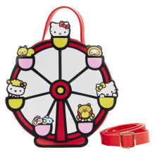 Vrecko Loungefly Hello Kitty s n pisom HK & Friends Carnival