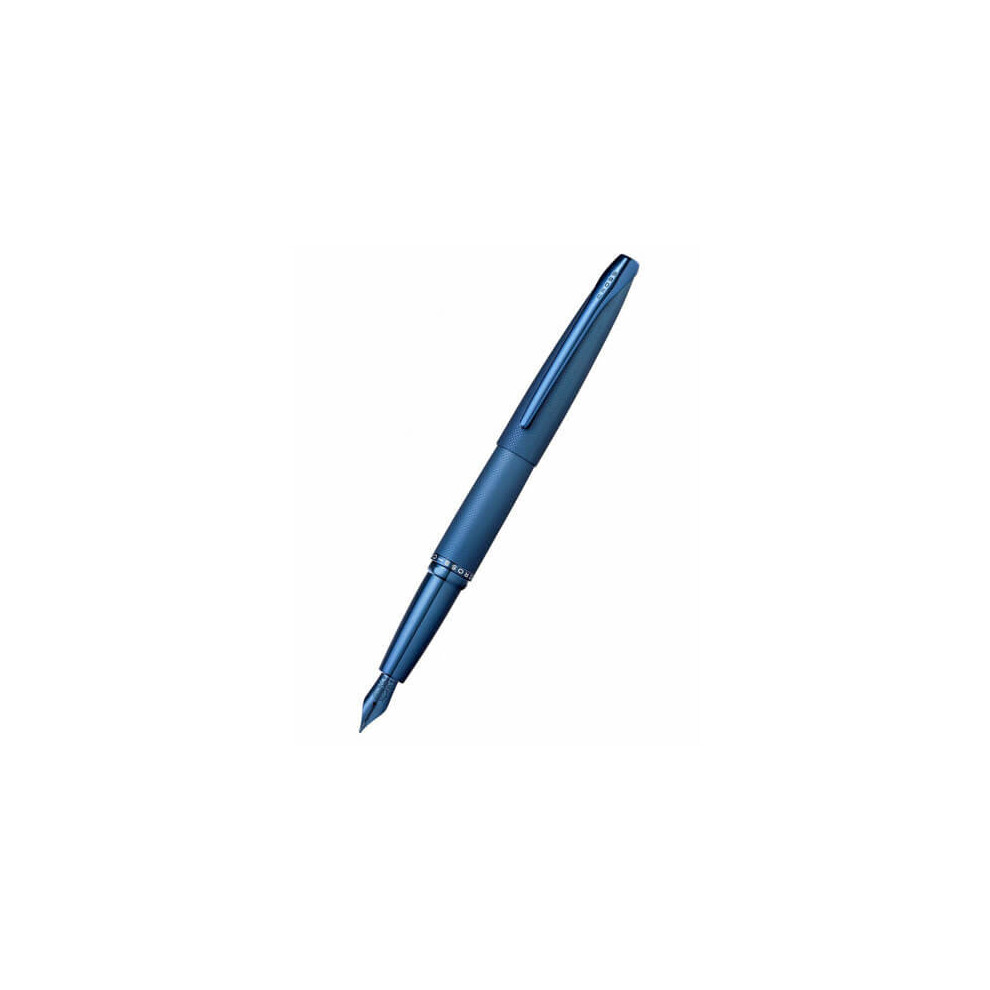 Cross Atx Sandblast Fountain Pen ( Blue) Dark/Blue