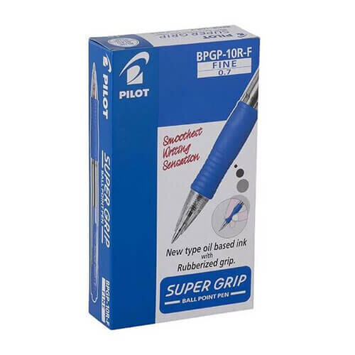 Pilot Pilot BPGP Super Grip Retractable Fine Pen 12pcs 1