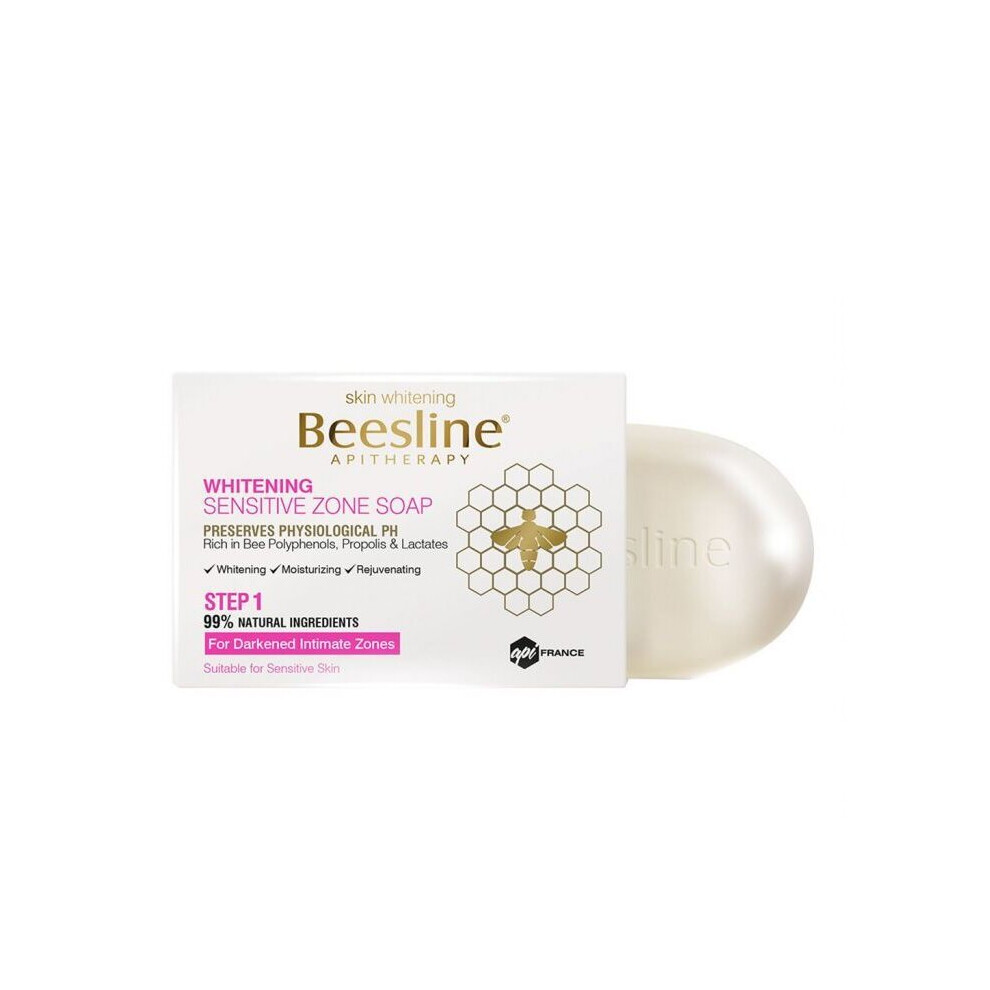 Beesline Sensitive Zone Soap 110g | Gentle, Hypoallergenic, Soothing, Moisturizing, for Sensitive Skin, pH-Balanced, Dermatologist Tested