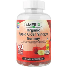 Amerix Organic Apple Cider Vinegar Gummies 60 Gummies a Vibrant You