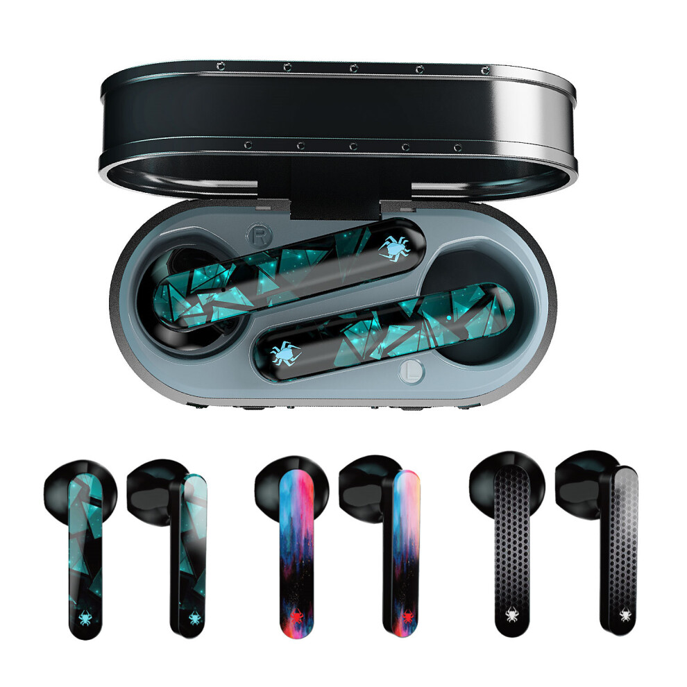Plextone 4Game Tws Gaming Earphone Wireless Bluetooth V5.0 Headset Hd 65Ms Ultra Low Latency Touch Control Gaming Earbuds With Mic With Charging Case 6900076188685