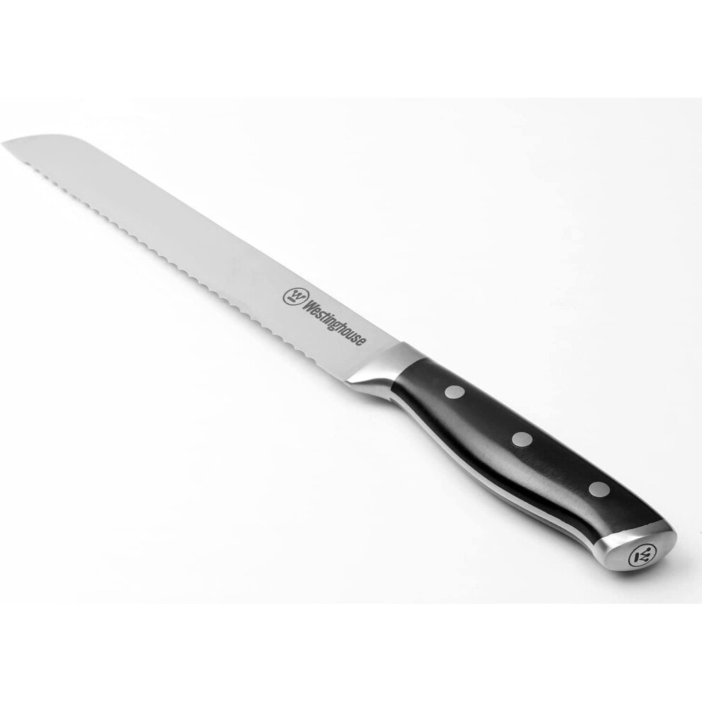 (ABS Black) Westinghouse Bread Knife 20 cm, Sharp