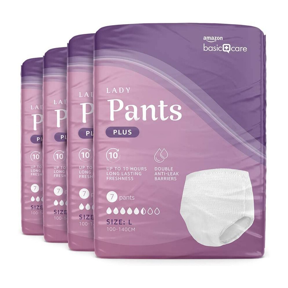 Lady Pants Discreet Plus Large 4 packs of 7 28 Total