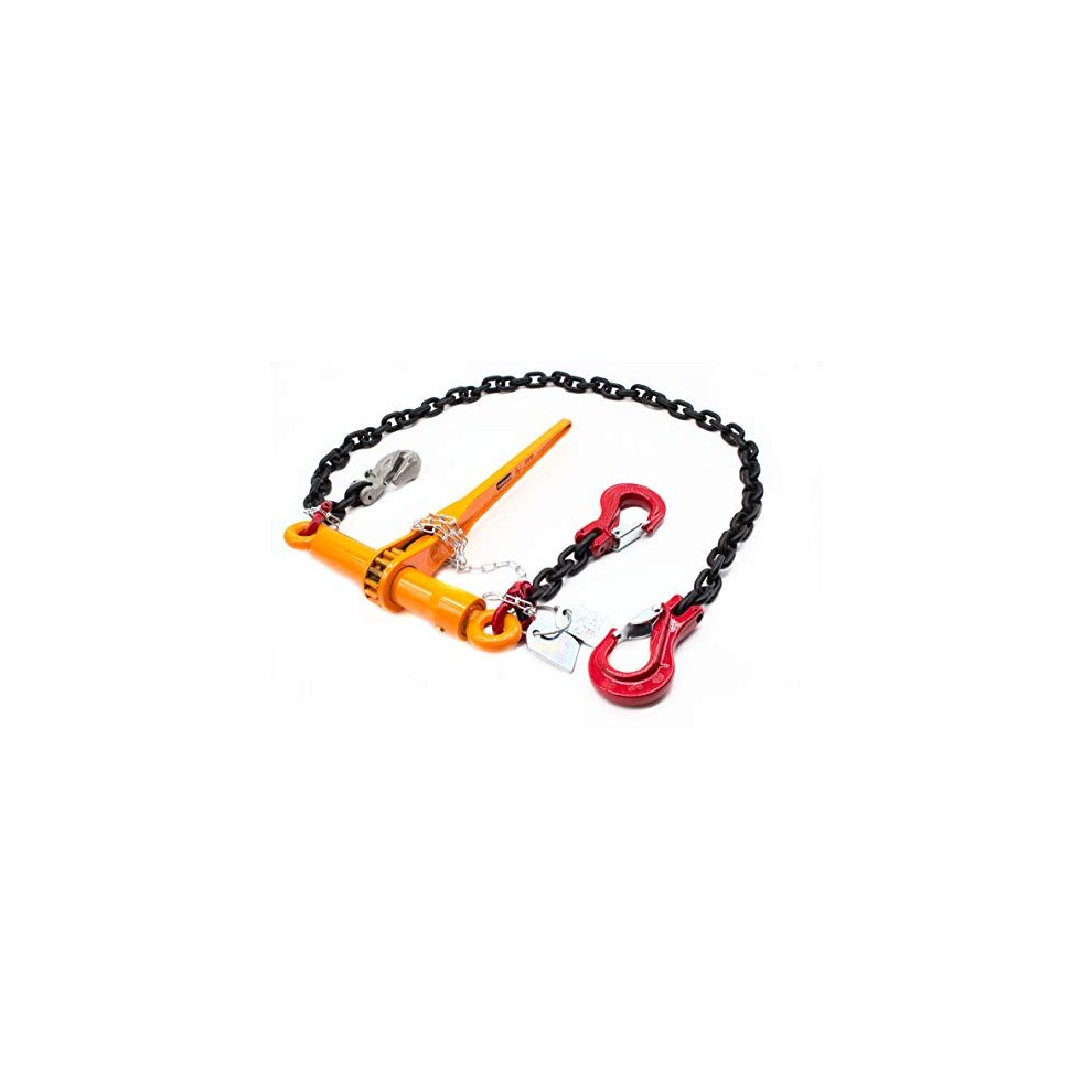 Lashing Chain Grade 80 With Dora Ratchet Load Binder 2 Clevis Hooks 10 Mm Chain Direct Lashing Capacity 6300 Dan 350 M Length 4032378271405
