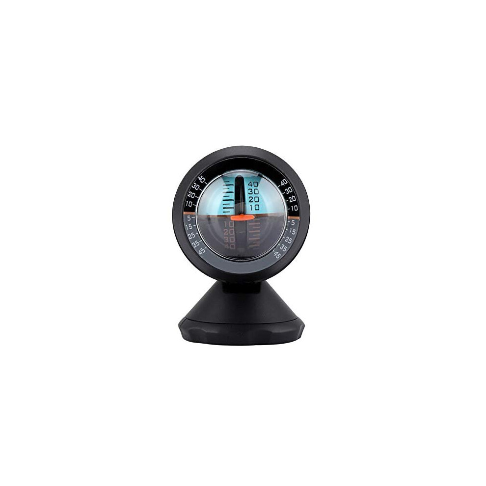 Car Inclinometer Dashboard Compass Inclinometer Level Tilt Gauge Angle Slope Level Meter Finder Tool High Sensitivity Gradient Balancer Measure