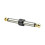 PWP047A 025 inch Male Mono Inline Adapter Black 2