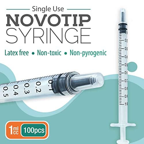 1ml Syringe Box of 100 1