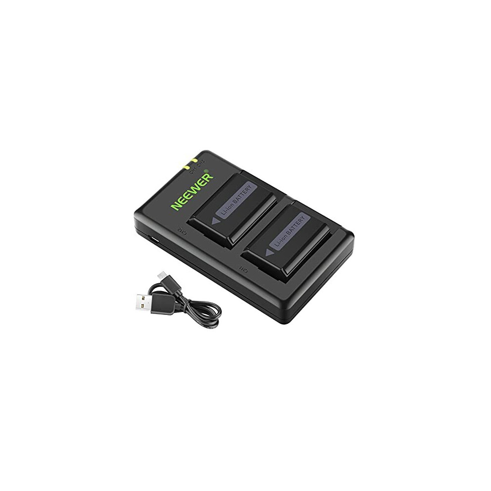 NPFW50 Camera Battery Charger Set Compatible with Sony A6000 A6500 A6300 A6400 A7 A7II A7RII A7SII A7S A7S2 A7R A7R2 A55 A5100 RX102Pack Micro USB