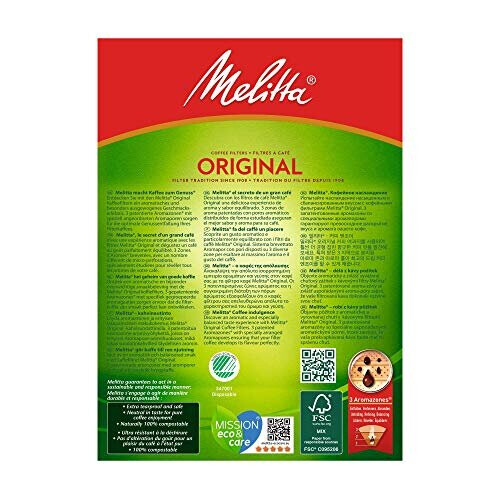 Melitta Melitta 80 Coffee Filters Size 102 For Filter Coffee Makers Original Brown 1