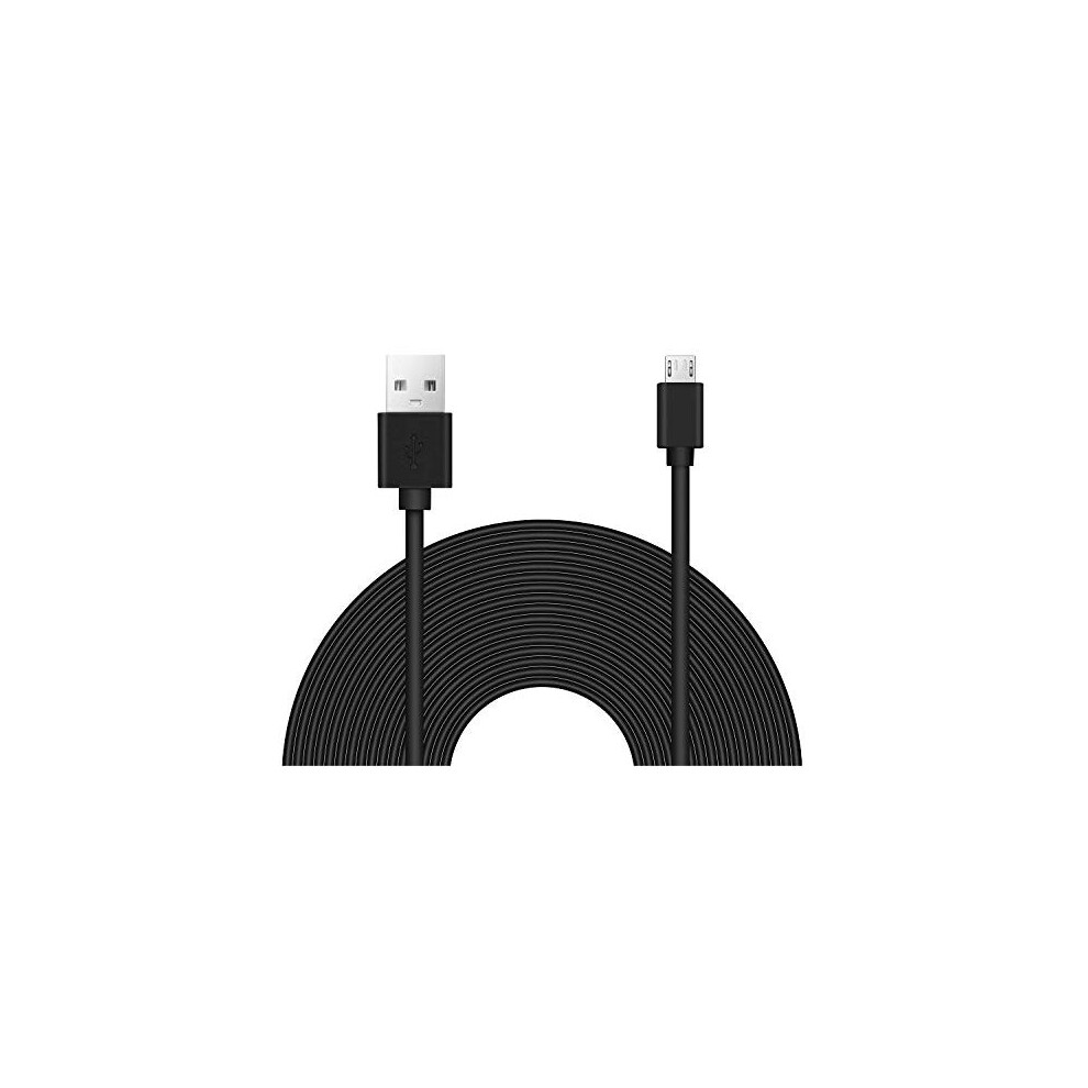 33Ft 10M Power Extension Cable Micro USB Charging Cord Compatible for Arlo Q Security Camera Wyze CamWyze Cam Pan Yi Home Cam Nest Cam Blink XT Camera