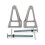 44561 Olympian Aluminum Stack Jacks Stabilize and Level Your RV Or Camper 2 Pack 2