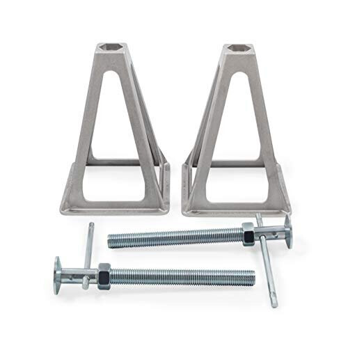 44561 Olympian Aluminum Stack Jacks Stabilize and Level Your RV Or Camper 2 Pack 1