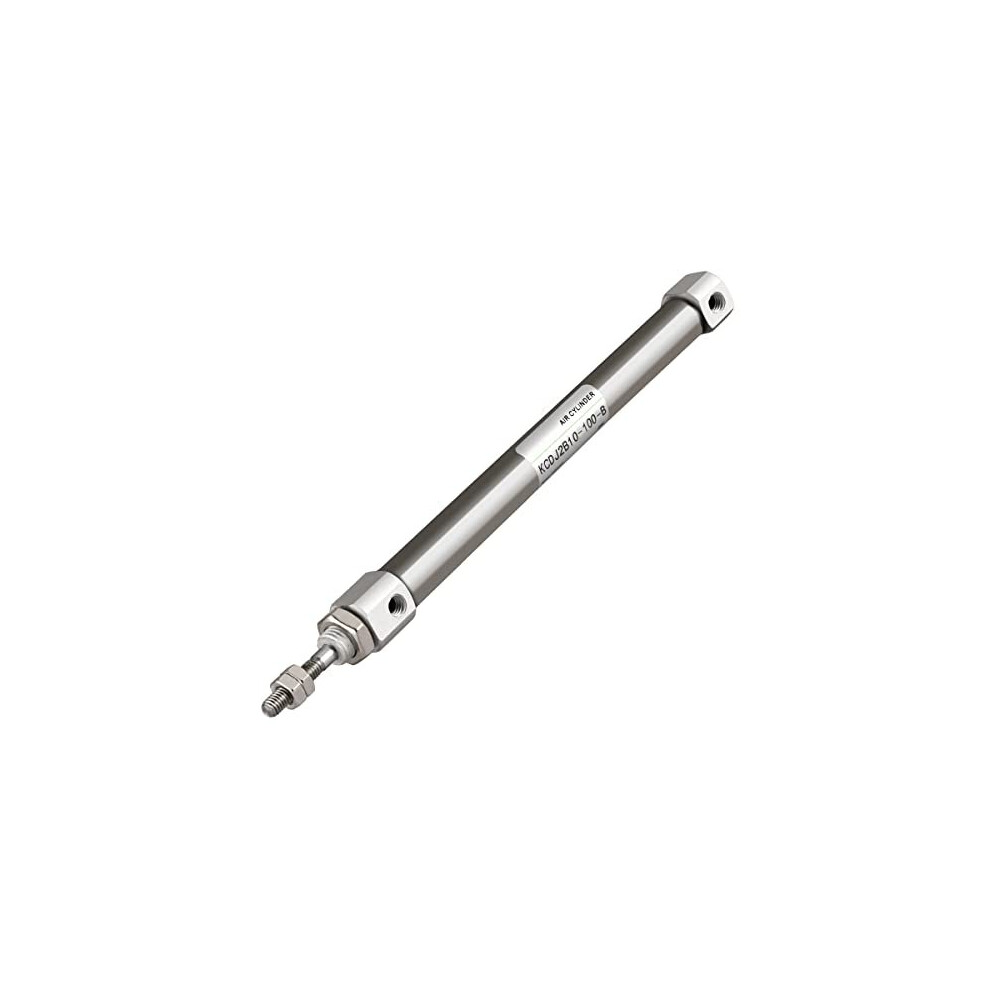 Heschen Stainless Steel Slim Air Pneumatic Cylinder Cdj2b 10100 M5 Port 10Mm Bore 100Mm Stroke Double Acting Single Rod