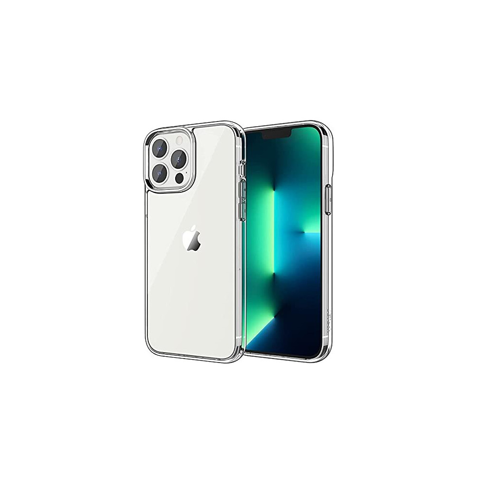 Case For Iphone 13 Pro 61Inch Nonyellowing Shockproof Phone Bumper Cover Antiscratch Clear Back Clear 5061372351676