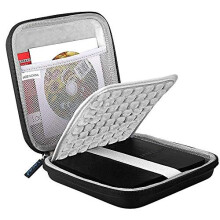 Shockproof External CD DVD Hard Drive Sleeve Bag Case Storage Pouch for Burner Player Writer BluRay Apple USB SuperDrive SamsungAsusHPDellLG Portable