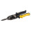 Silverline CT18 Aviation Tin Snips Straight Cut Yellow and Black 1