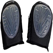 633711 Hard Cap Gel Knee Pads Adjustable Black