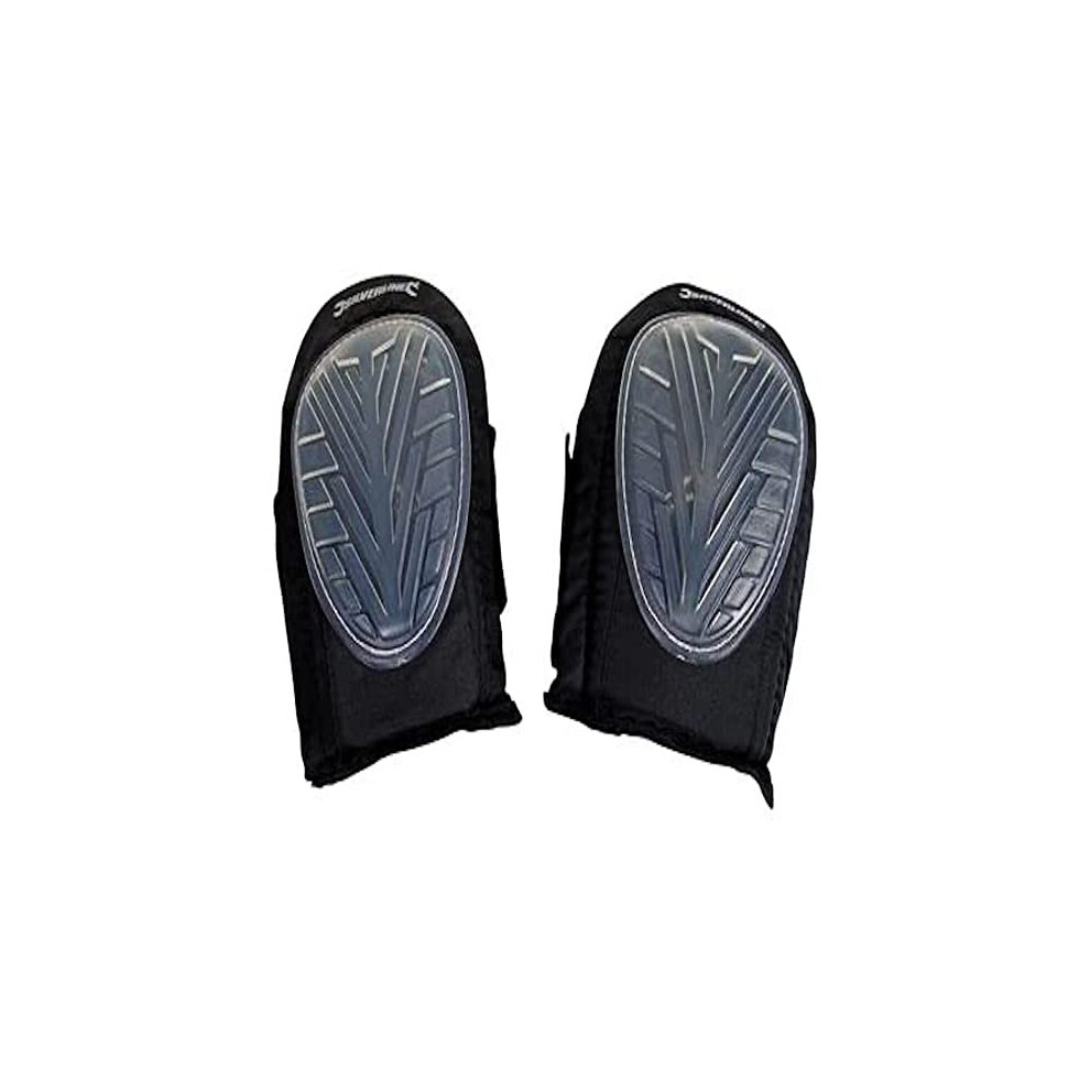 Silverline 633711 Hard Cap Gel Knee Pads Adjustable Black
