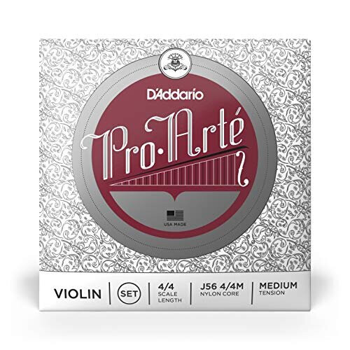 J56 44M ProArte 44 Scale Medium Tension Violin String Set 1