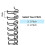 Wire Binding Spines 2590 Sheets Binding Capacity 31 Pitch 34Loop Twin Loop Wire Binding Ring A4 143 mm Pack of 100 2