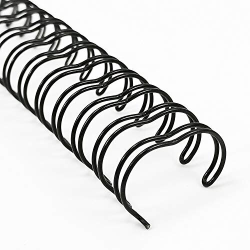 Wire Binding Spines 2590 Sheets Binding Capacity 31 Pitch 34Loop Twin Loop Wire Binding Ring A4 143 mm Pack of 100