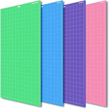 4PCS 12x24 Mats for Cricut MakerExplore Air 2Explore 3 Standard GripLight GripStrong GripFabric Grip 12x24 Cutting Mats for Cricut Maker 3 Long Mat