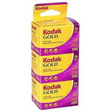 3 x Kodak Gold 200 ISO 36 Exposures 35mm Reel Photo Films Colour