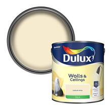 Dulux Silk Emulsion Paint For Walls And Ceilings - Daffodil White 2.5L