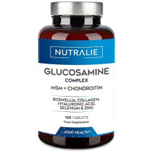 Glucosamine and Chondroitin High Strength Complex MSM Collagen Hyaluronic Acid and Boswellia Maintain Normal Bones Glucosamine Sulphate 1500 mg 120