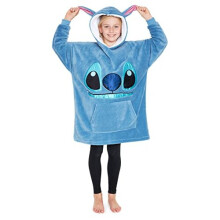 Hoodies for Girls Boys Kids Oversized Hoodie Blanket Minnie Mickey Stitch Gifts Blue