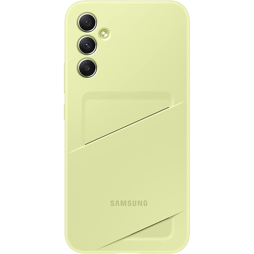 Samsung Galaxy A34 5G Card Slot Case Lime - EF-OA346TGEGWW