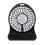 Portable Rechargeable LED Fan air Cooler Black 3