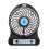 Portable Rechargeable LED Fan air Cooler Black 2