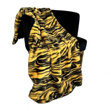Plutus Brands PBSF2318-6090-TC 60 x 90 in. Galaxy Faux Fur Luxury Throw Blanket, Yellow