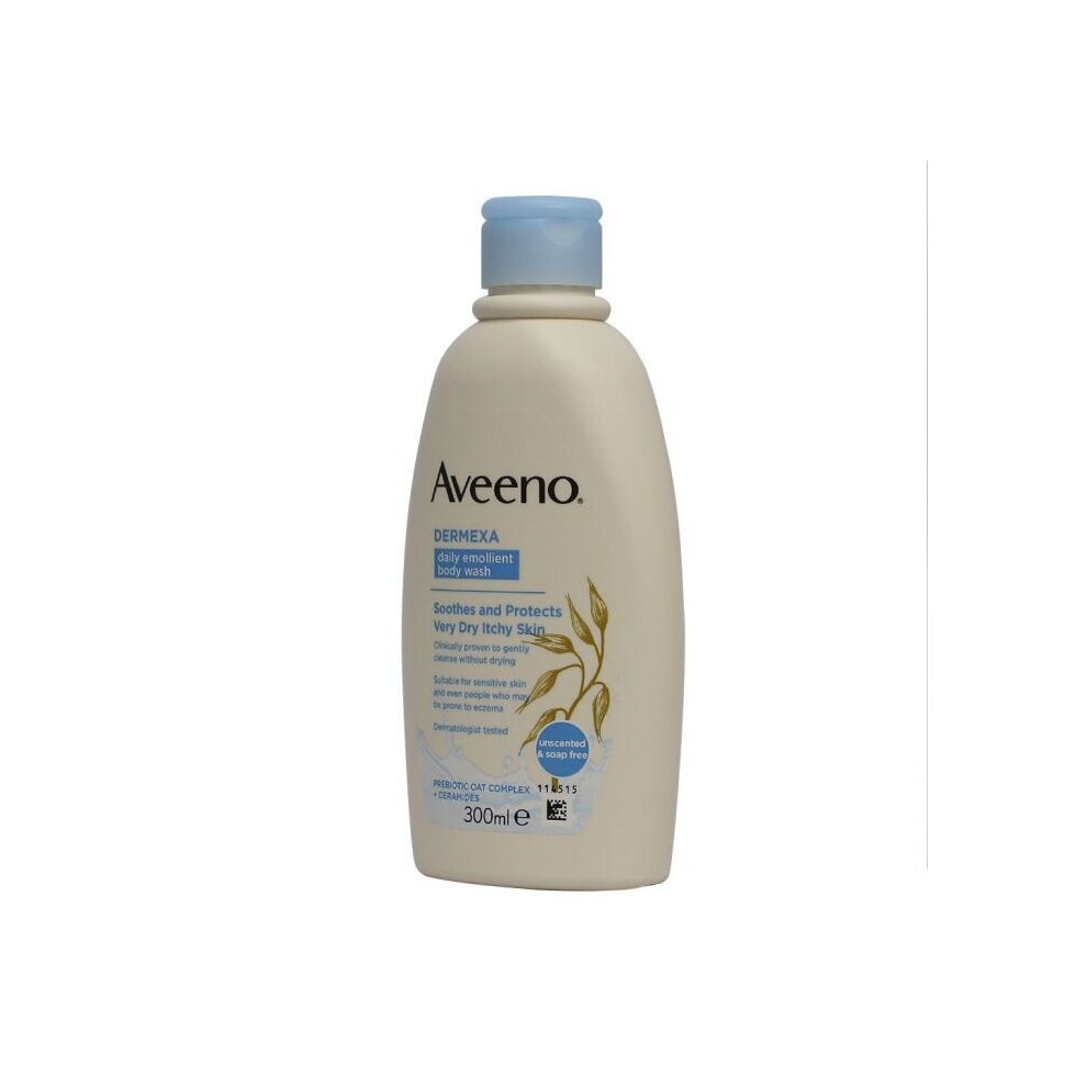 Aveeno Dermexa Daily Emollient Body Wash For very dry itchy skin 300 mL