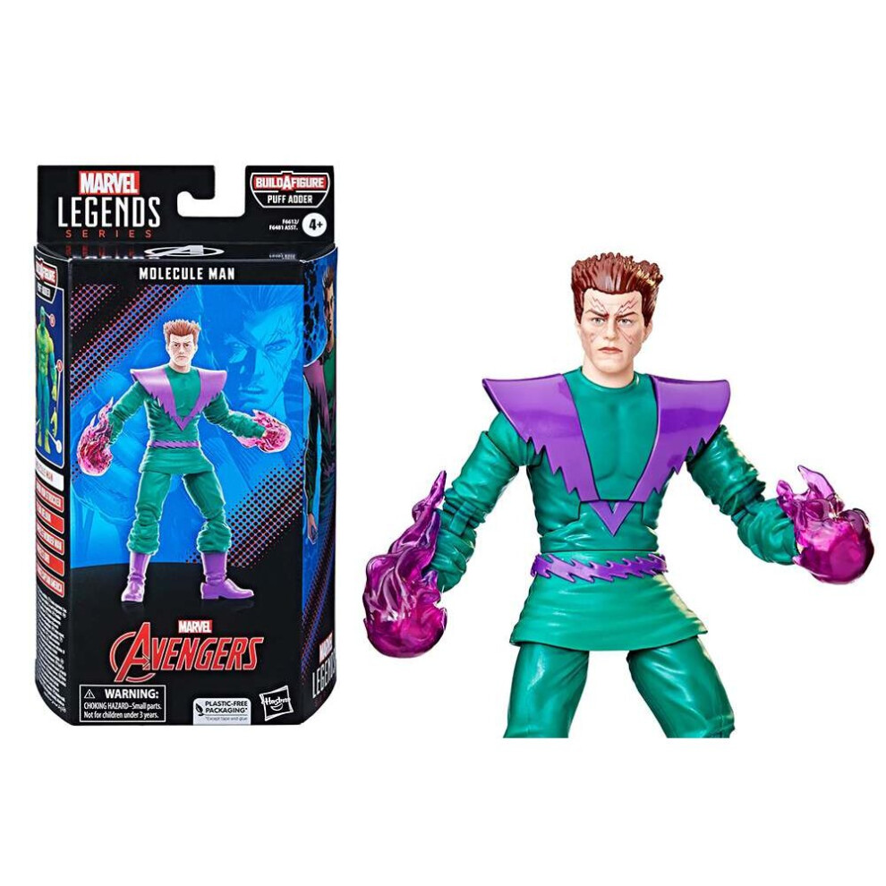 Hasbro Marvel Legends Puff Adder Molecule Man Action Figure