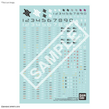 Bandai 30 Minute Missions Water Decals Multiuse 2