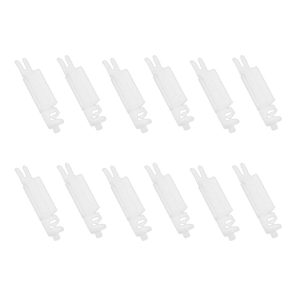 12Pcs 8120Al 8120Af Front Windshield Trim Strip Fixed Clamp Clips Car Clip For Windshield Trim Strip Fastener White 4763449117581