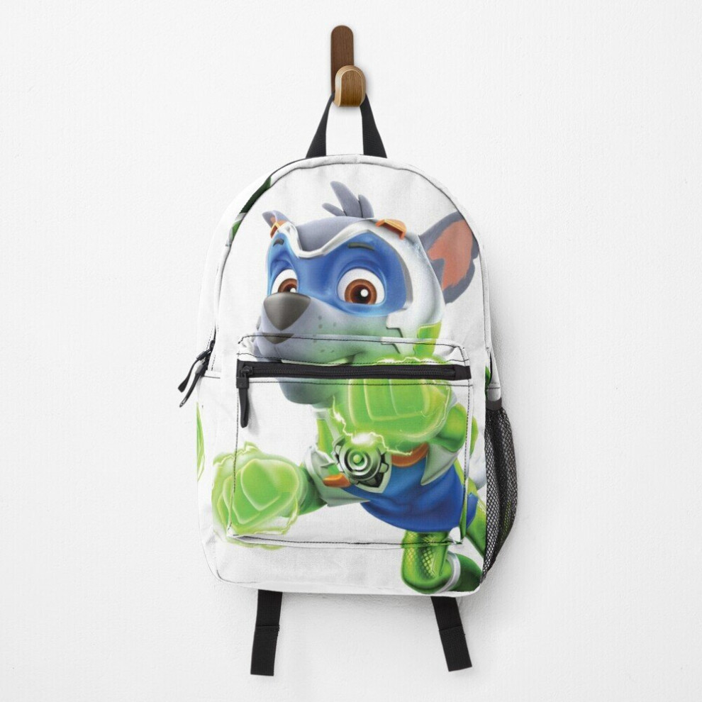 Backpack Rocky Paw Patrol Mighty Pups Super Paws School Bag Travel 15