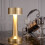 (Golden) Desk Lamp Led Cordless Touch Sensor Table Lamp Rechargeable Dimmable 2