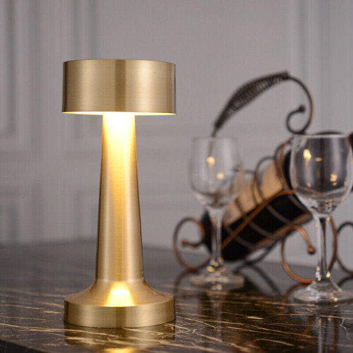 (Bronze ) Desk Lamp Led Cordless Touch Sensor Table Lamp Rechargeable Dimmable 1