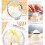 (White) Egg Slicers Stainless Steel Egg Cutter 5