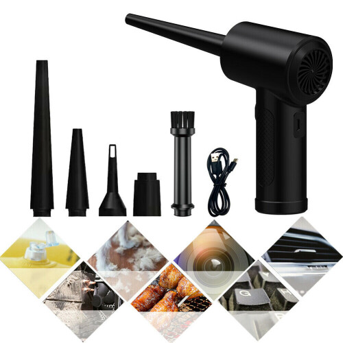 Electric Mini Cordless Air Duster Blower High Pressure for Computer Car Cleaning 2