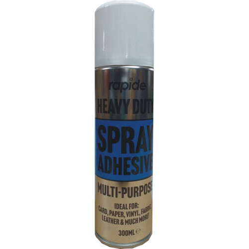 Rapide 300ML Heavy Duty Adhesive Glue Spray For Fabric Carpet Multi purpose