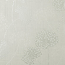 Fine Decor Grace Allium White Silver Wallpaper FD43283