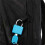(Black) 2 X  Small Metal Padlock With Keys 4